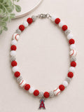 Baseball Team Beaded Necklace | Handmade Baseball Jewelry | Team Colors | Gift for Baseball Fans