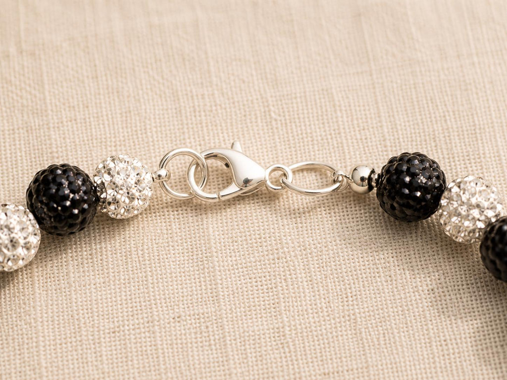 Turquoise Cross Beaded Necklace | Christian Stretch Necklace | Handmade Faith Jewelry | Baptism | Confirmation Gift